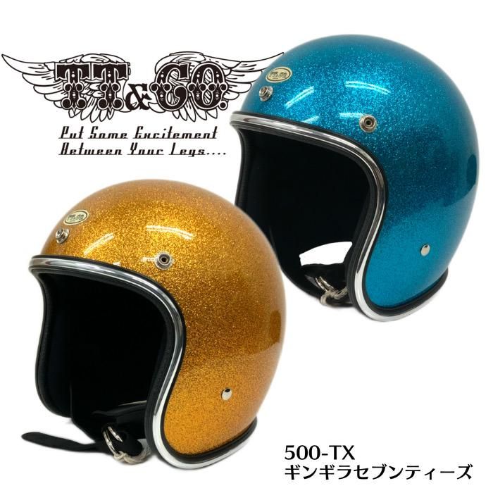 TT&CO】 500TX ジェットヘルメット GINGIRA 70's 