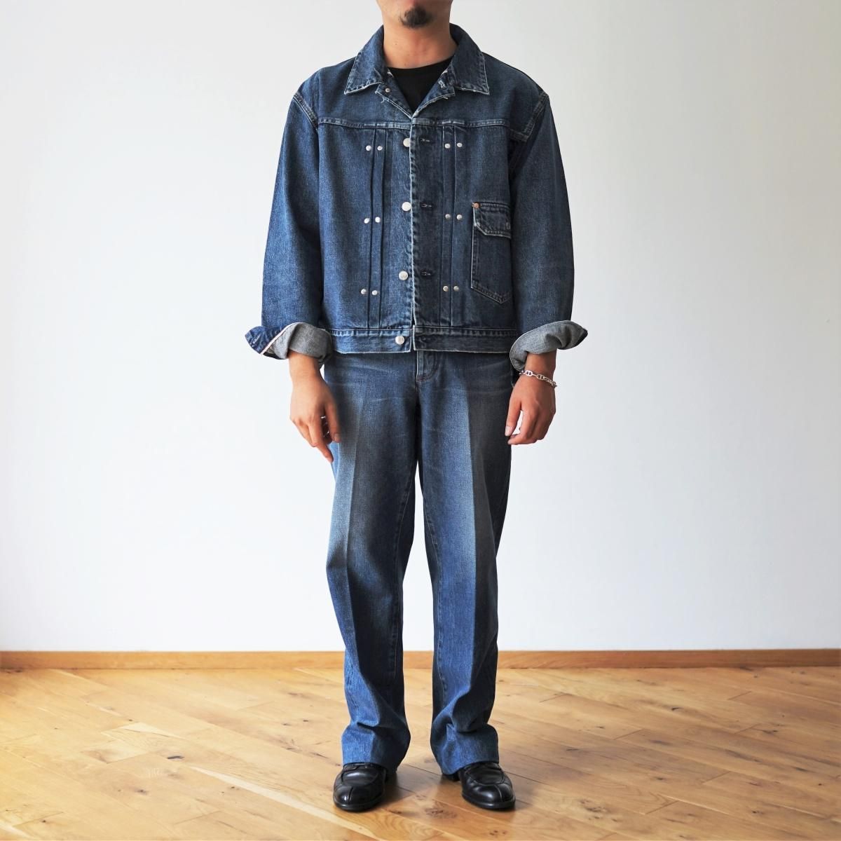 TANAKA タナカ】 THE JEAN TROUSERS - VINTAGE BLUE / PARK ONLINE STORE