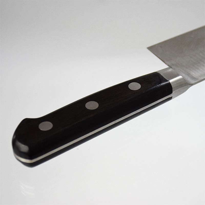 源助久「ツバ付牛刀」270mm スウェーデン鋼 - 越前本手打包丁と農具の