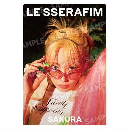 LE SSERAFIM CRAZY ツインウエハース [2.ノーマルシール(サクラ