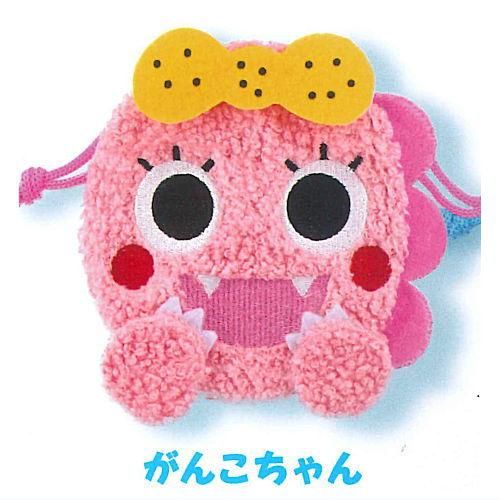新・ざわざわ森のがんこちゃん ぬいぐるみ巾着 [1.がんこちゃん],夢屋