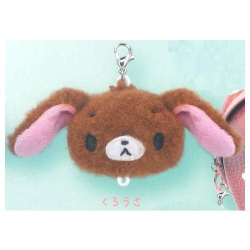 サンリオ シュガーバニーズ ぬいぐるみチャーム [2.くろうさ],夢屋