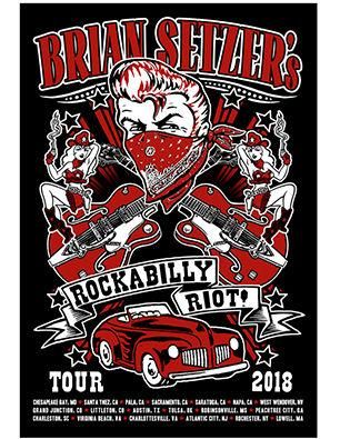 ブライアン セッツァー,ポスター,Brian Setzer Orchestra,Vince Ray