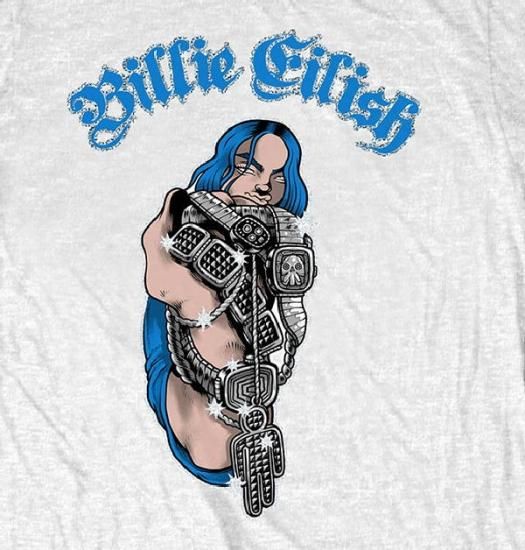 バンドTシャツ,通販 ビリー アイリッシュ,Tシャツ,Billie Eilish