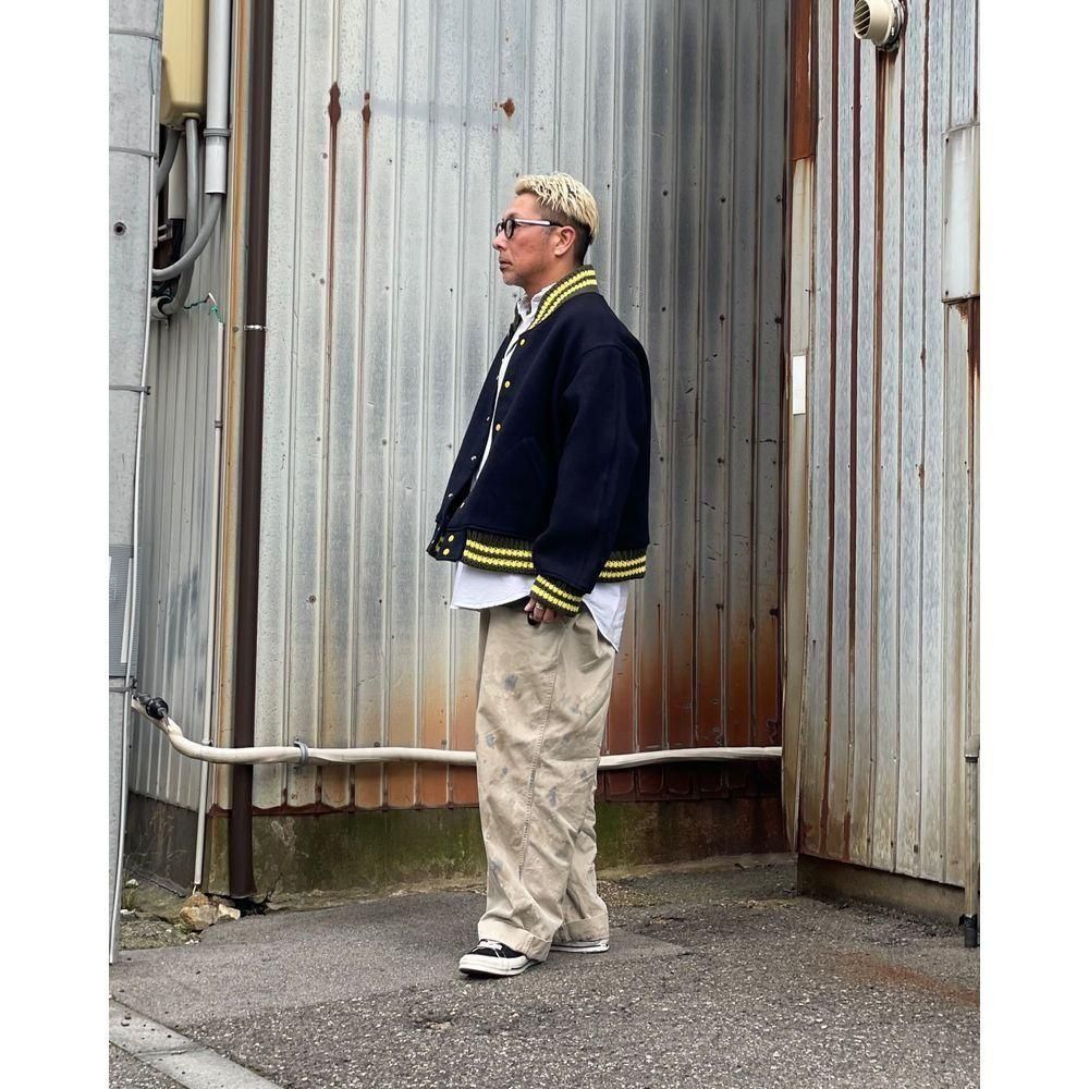 BOWWOW「ST. MACLAREN UNIV. VARSITY JACKET AGED - メルトン