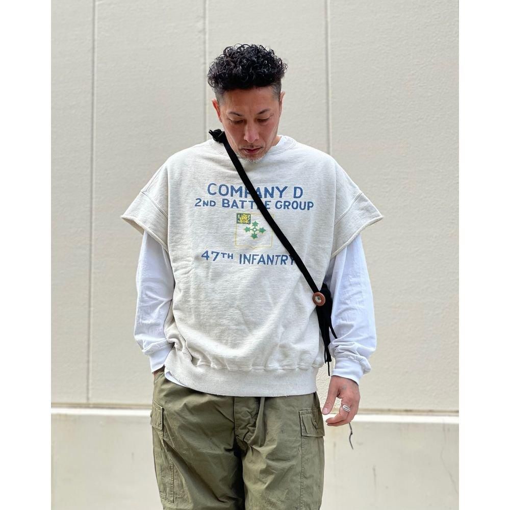 LAST 1】BOWWOW「47TH INFANTRY REGIMENT SS SWEAT SHIRTS - カット