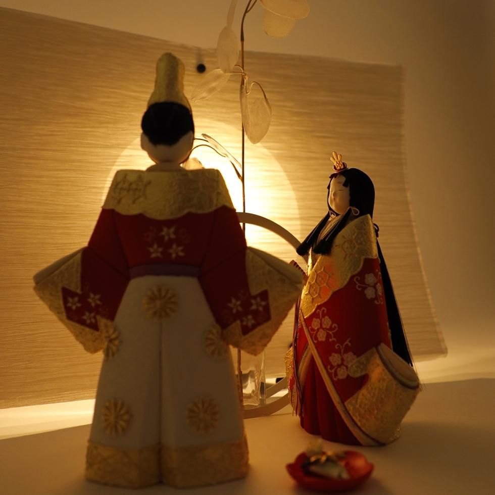 雛人形（ひな人形）「朧」｜鈴木賢一 工房 親王飾り｜高級木目込み立ち