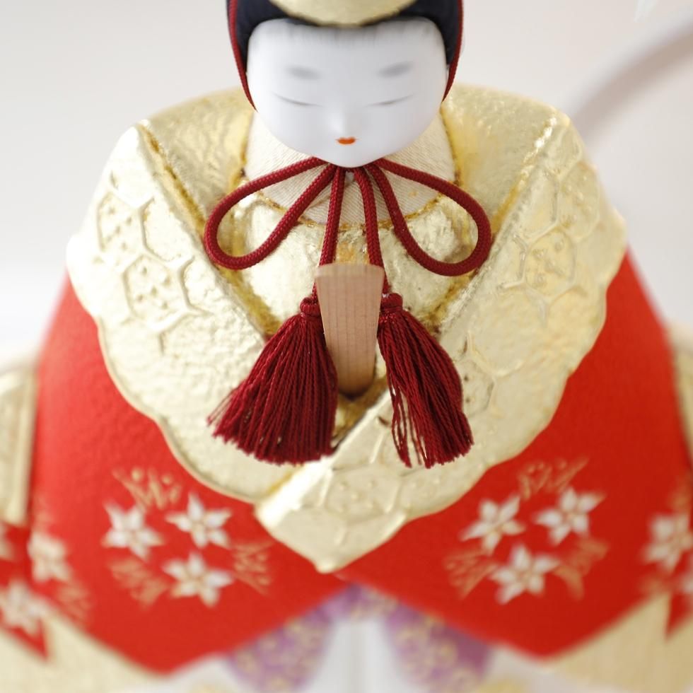 雛人形（ひな人形）「朧」｜鈴木賢一 工房 親王飾り｜高級木目込み立ち