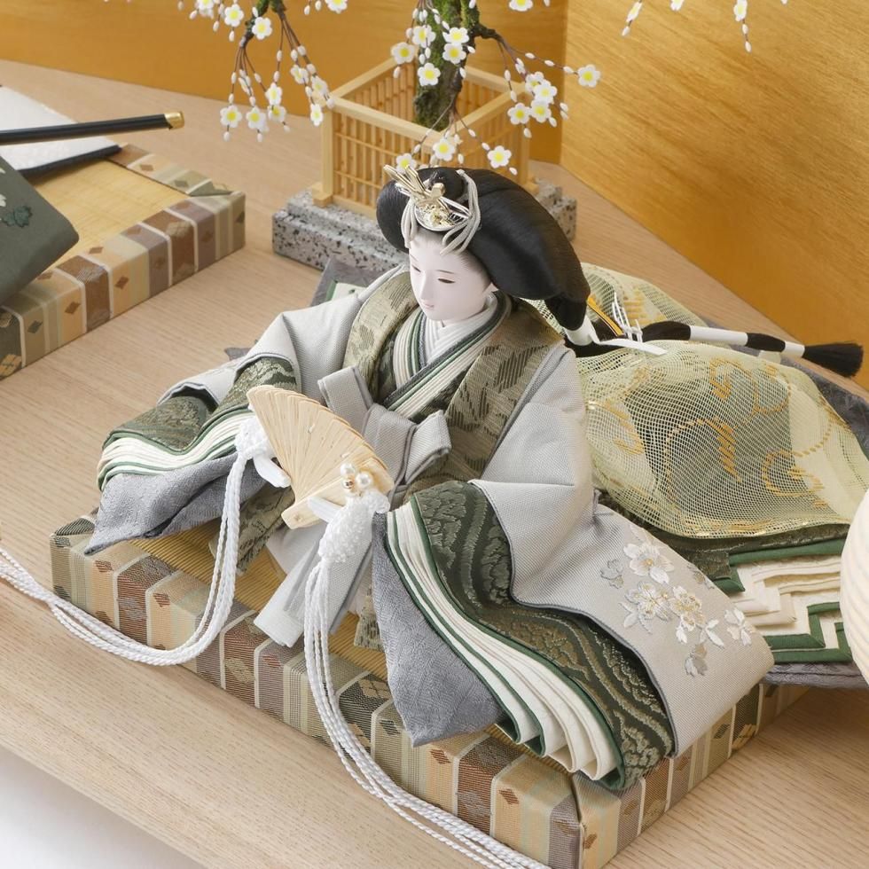 雛人形（ひな人形）｜Sui - 翠 -（白木） | 眼楽亭富久月 横山一彦