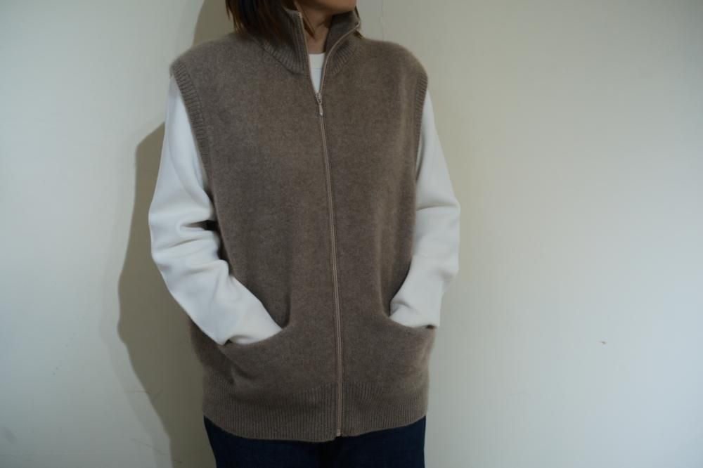MAATEE&SONS CASHEMERE 強圧縮 JIP VEST