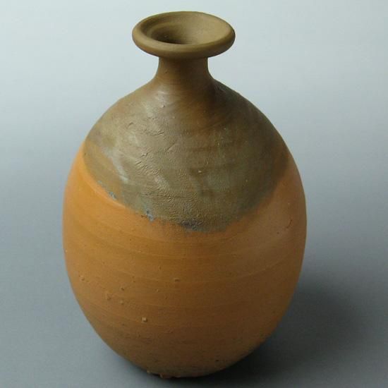 備前窯変徳利 吉本正 作