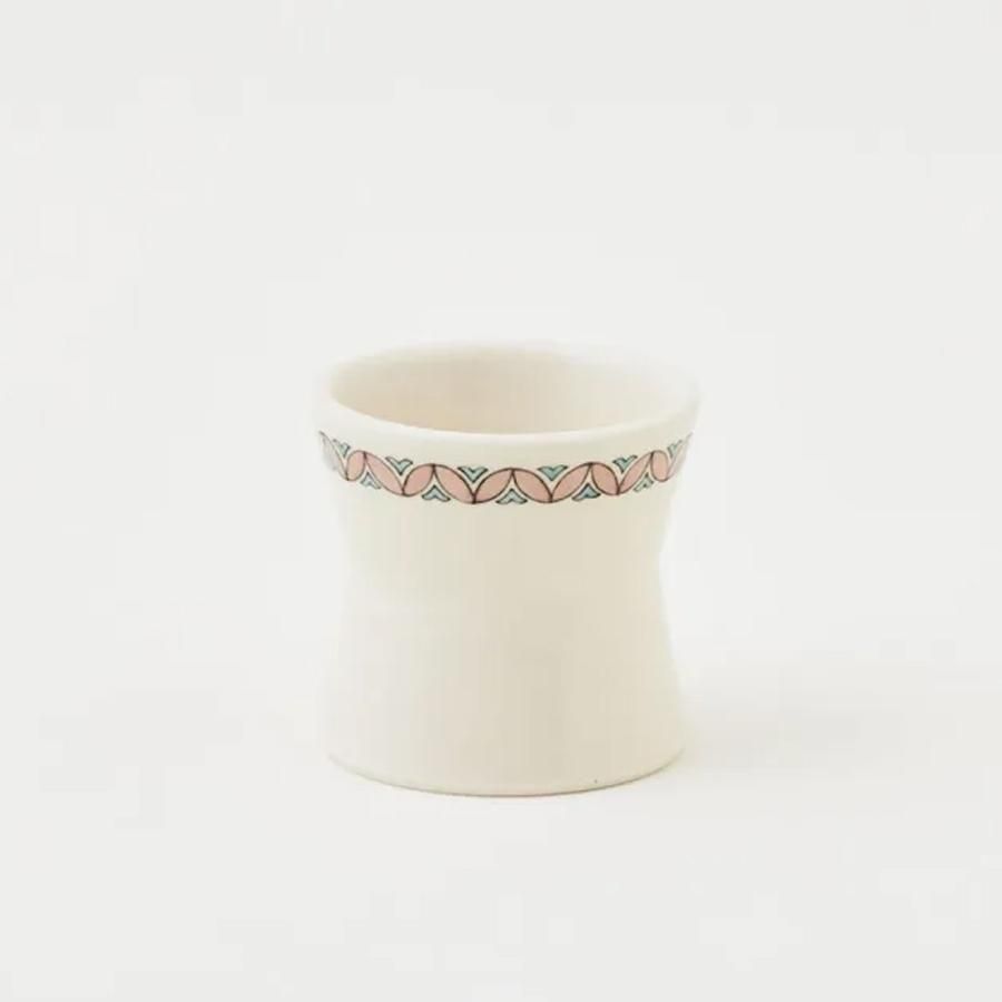 白薩摩蓋置（杵型） 割文（ピンク）[シロサツマフタオキ（キネガタ