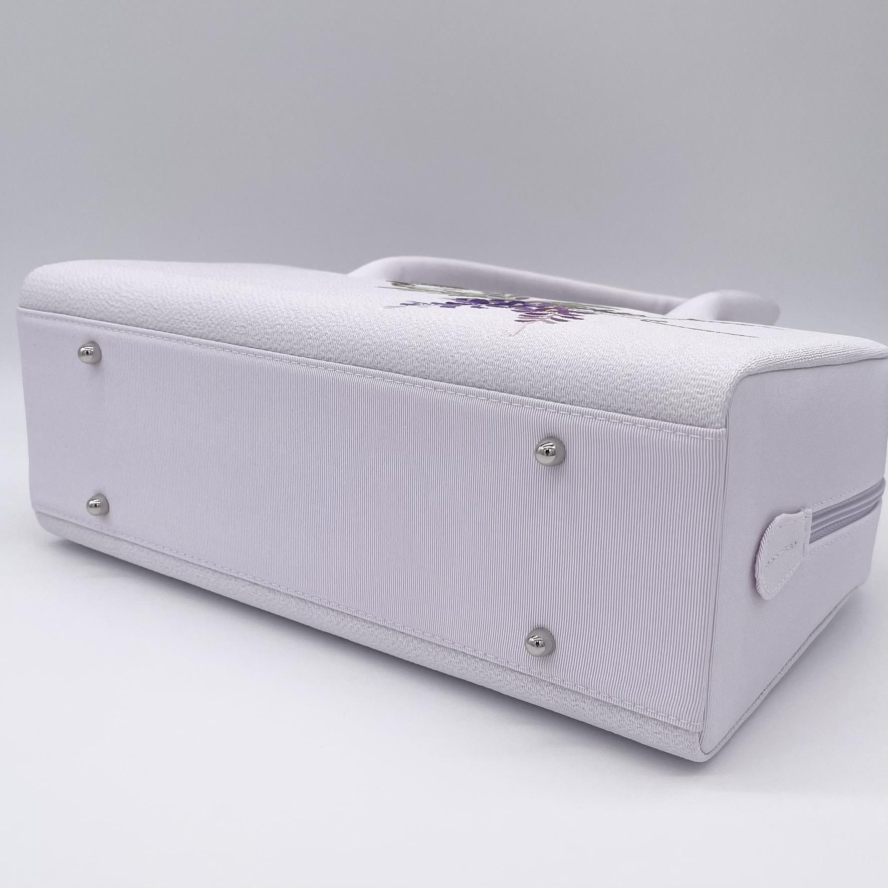 兎金] 利休バッグ（刺繍・藤の香）