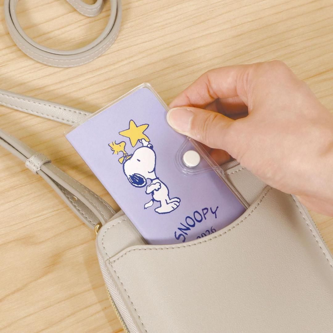 完売】スヌーピー家族手帳プチ659SQA/659SQB/659SQC/659SQD | クツワ