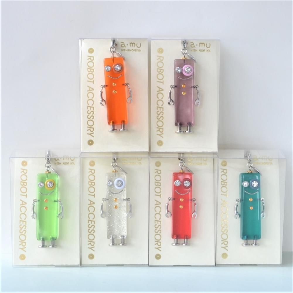 アム西宮】オリジナル文字入れオーダーロボットチャーム☆ギフト