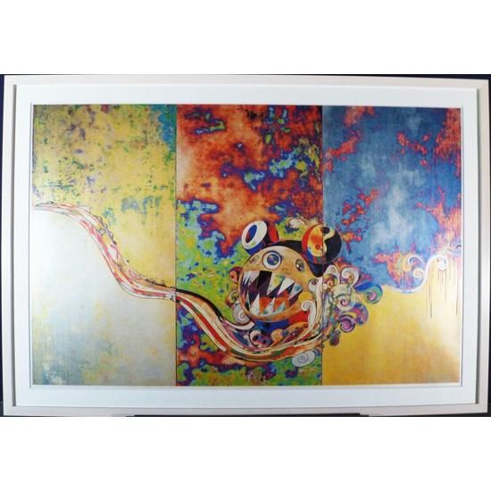 村上隆「727-727」絵画 額付 版画 - ギャラリーボヤージュ オンライン