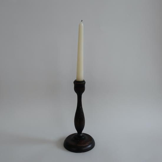 Vintage Wood Candle Holder/ビンテージ 木製 キャンドルホルダー/燭台