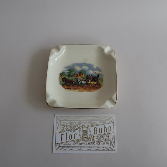 Vintage Ceramic ash tray/ビンテージ 陶器 ENGLAND製 アッシュトレー