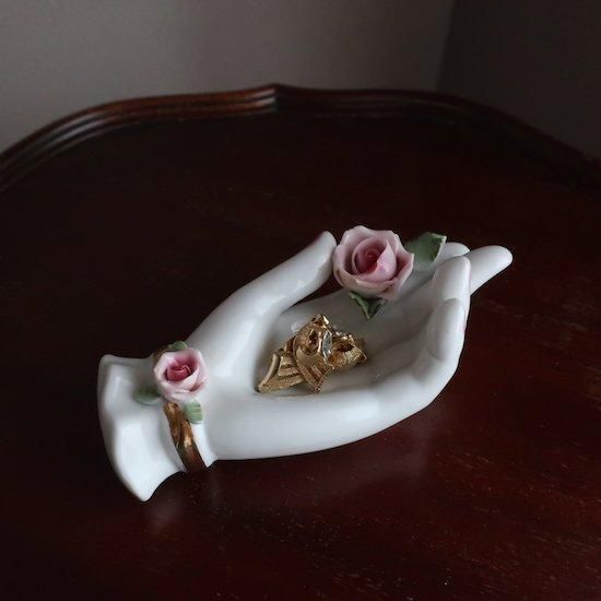 Vintage 1950s Ceramic Hand Motif Tray/ビンテージ 陶器 ハンド