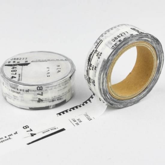 ヨハク マスキングテープ モノクロ Y-023