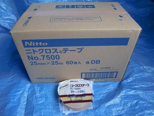 ニトクロステープ25mm×25m巻 1箱(60巻入り) No.7500 - 高商建材