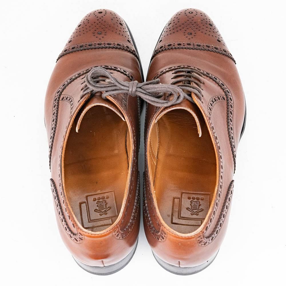 三陽山長 寿三郎 セミブローグ ブラウン アノネイ R201 サイズ5.5