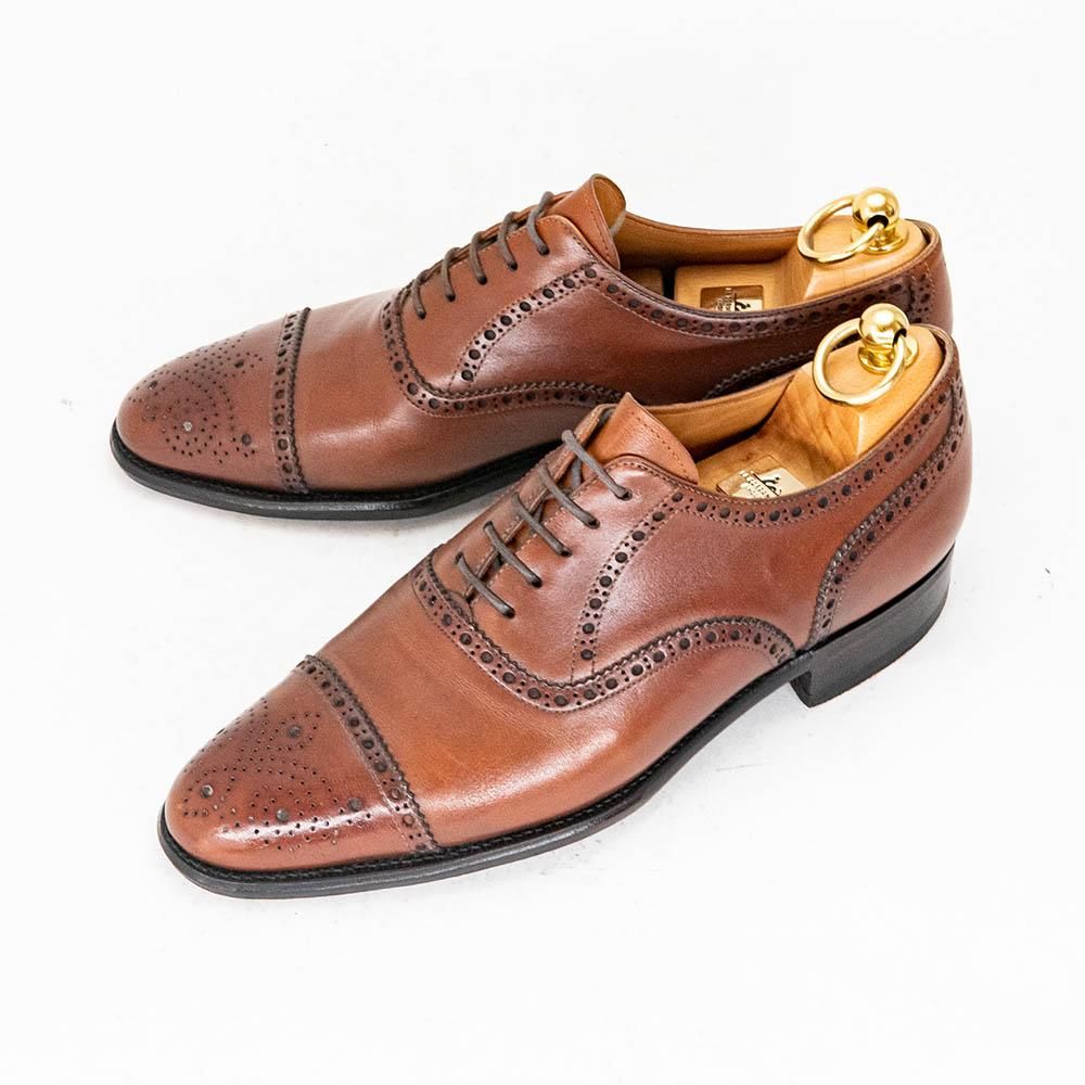 三陽山長 寿三郎 セミブローグ ブラウン アノネイ R201 サイズ5.5