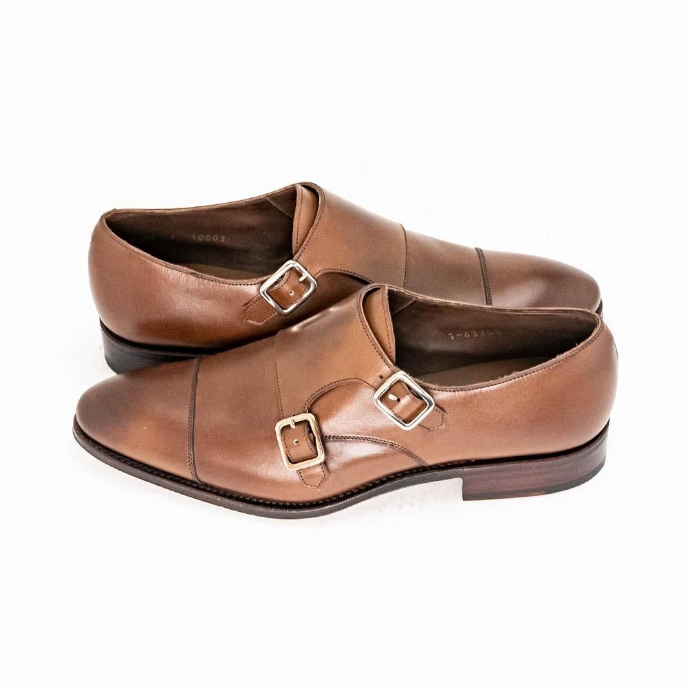 カルミナ 10003 ダブルモンク モンクストラップ ブラウン サイズ6