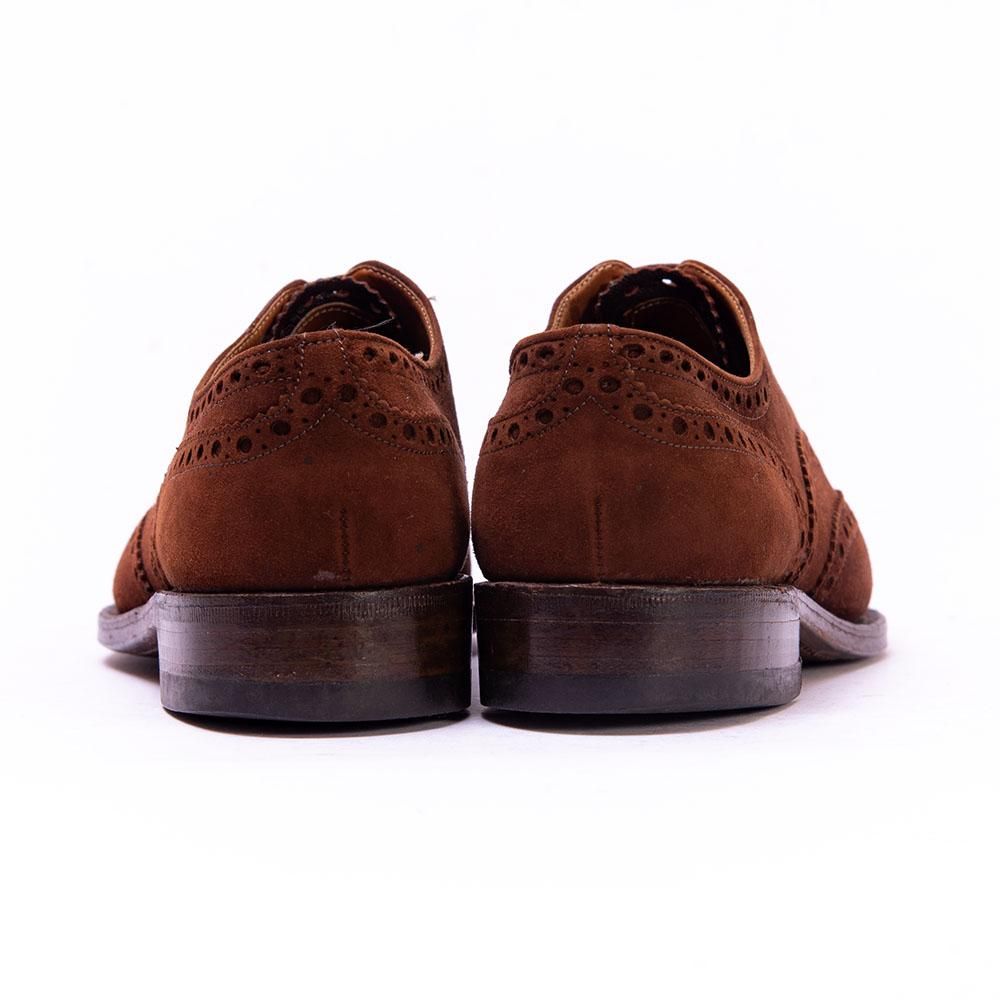 チャーチ BURWOOD(バーウッド)フルブローグ スエード ブラウン 3都市