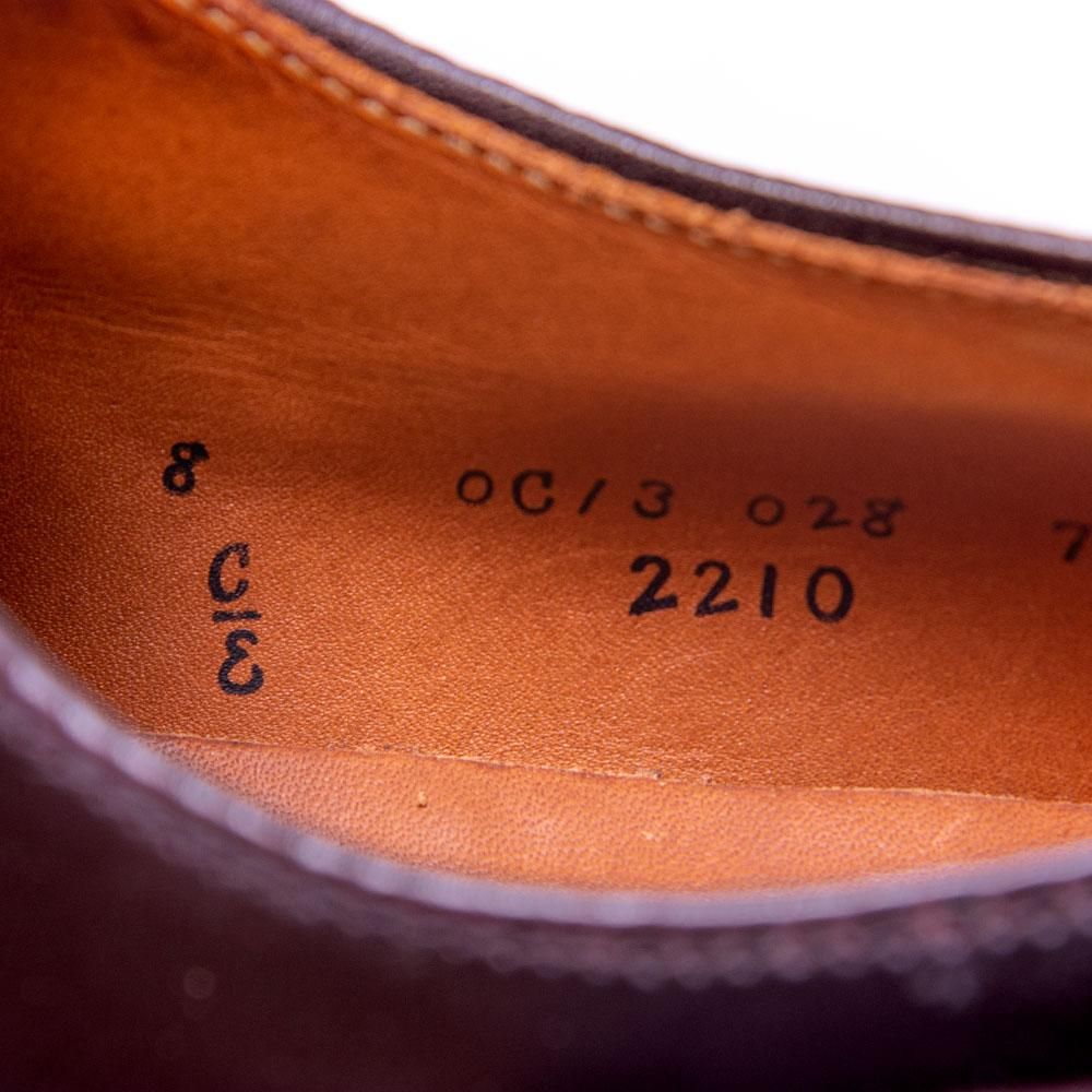 オールデン 2210 NST Uチップ コードバン バーガンディ サイズ8E