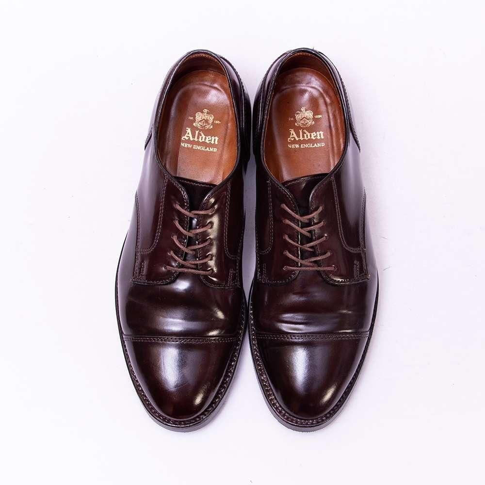 オールデン 2160 外羽根 ストレートチップ バーガンディ コードバン