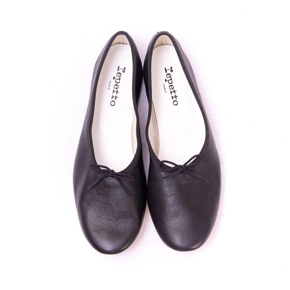 レペット MANON(マノン) レザーバレエシューズ ブラック サイズ39