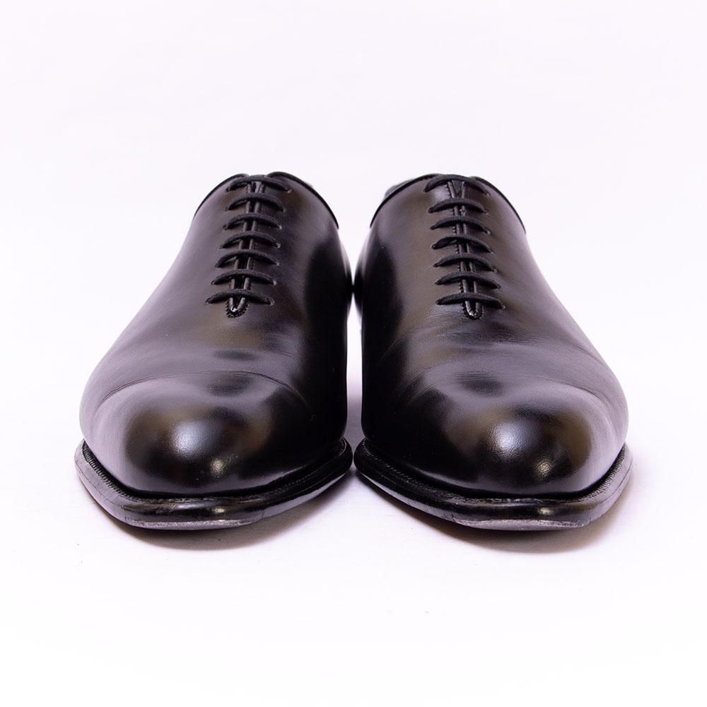 ジェイエムウエストン 402 ホールカット 7アイレット ブラック