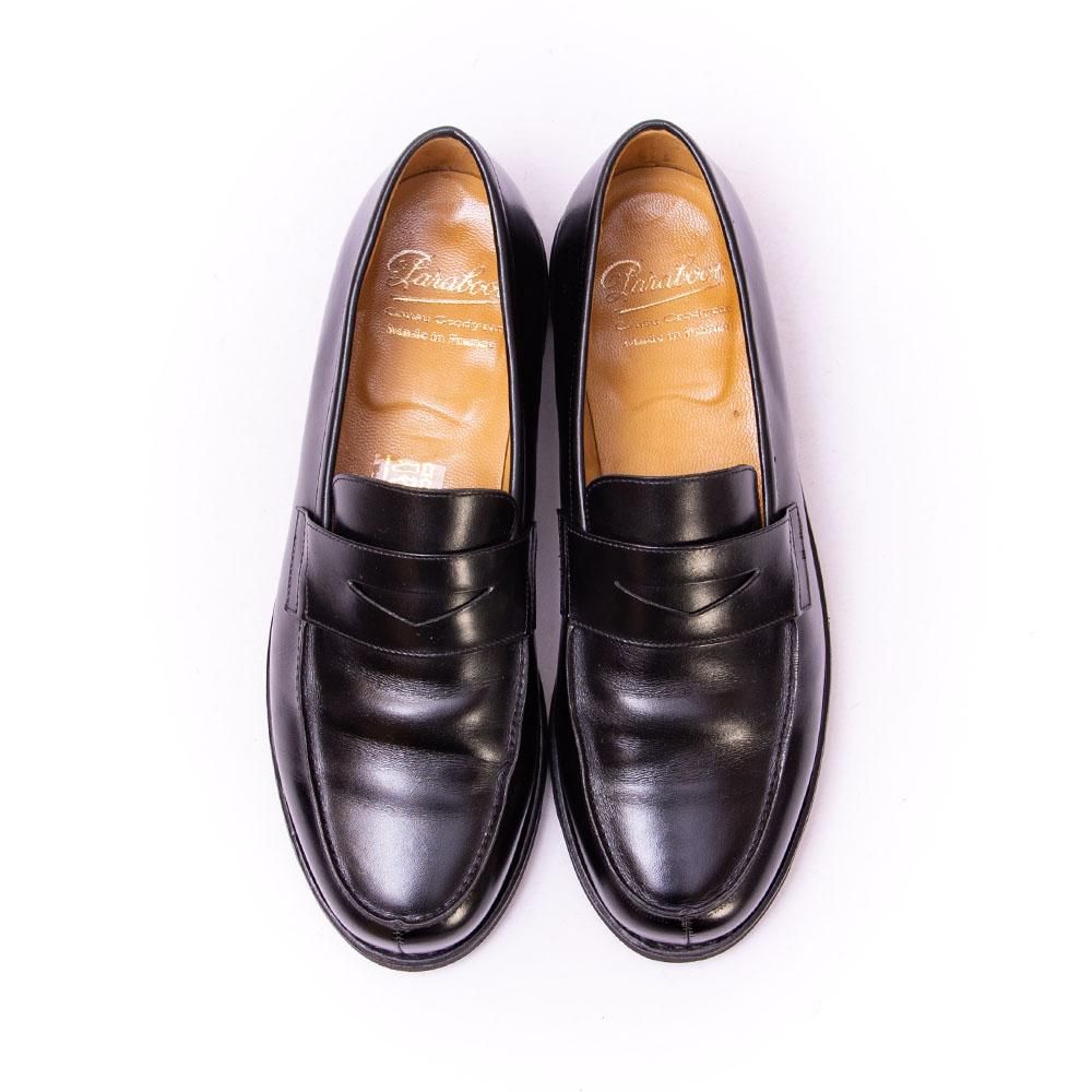 パラブーツ アドニス(ADONIS) コインローファー ブラック サイズ6.5