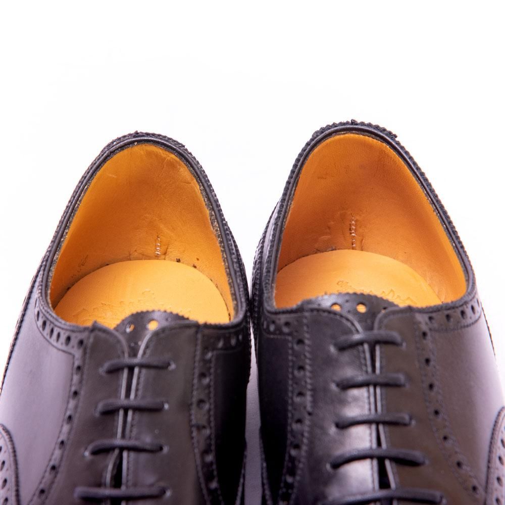 グレンソン セミブローグ ブラック FOOTMASTER サイズ6.5 - 中古革靴