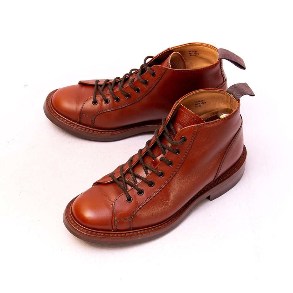 トリッカーズ 6077 MONKEY BOOTS(モンキーブーツ) プレーントゥ マロン