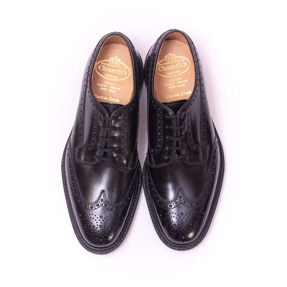 チャーチ GRAFTON(グラフトン)ロングウイングチップ ブラック