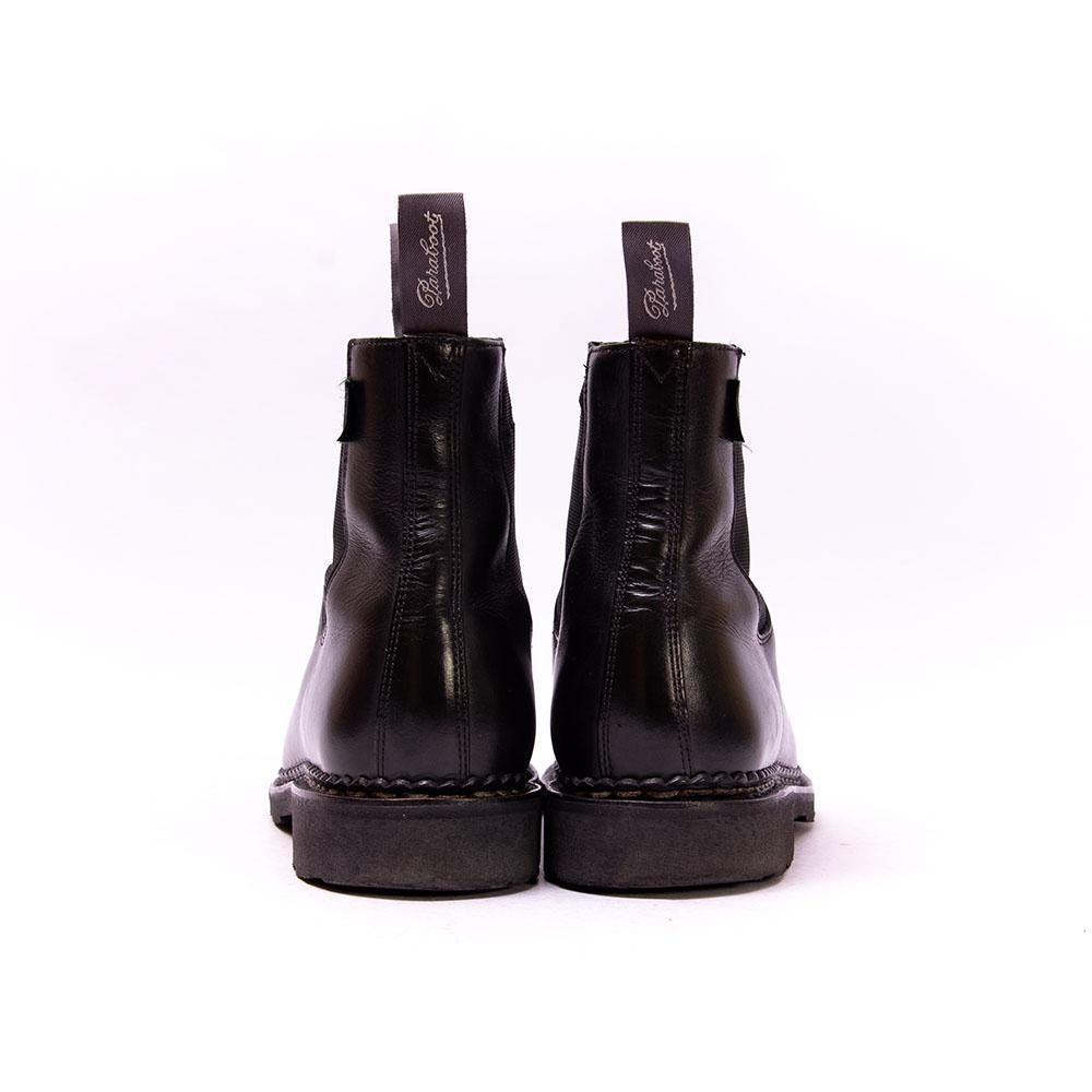 パラブーツ MANAGE(マネージ) サイドゴアブーツ ブラック リスレザー