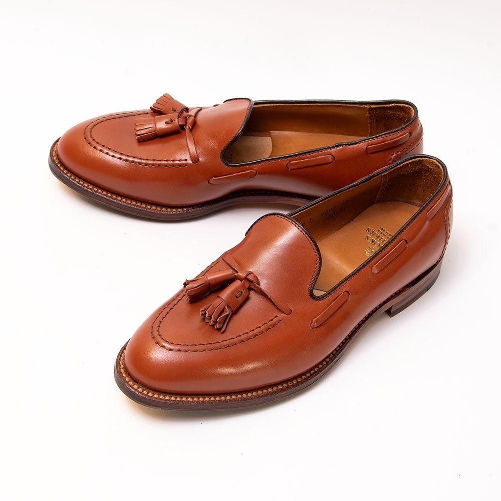 オールデン 00021タッセルローファー カーフ ライトブラウン