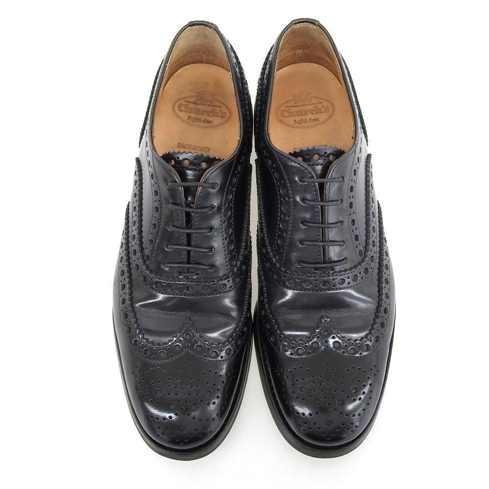 チャーチ BURWOOD(バーウッド)ウイングチップ ブラック レディース