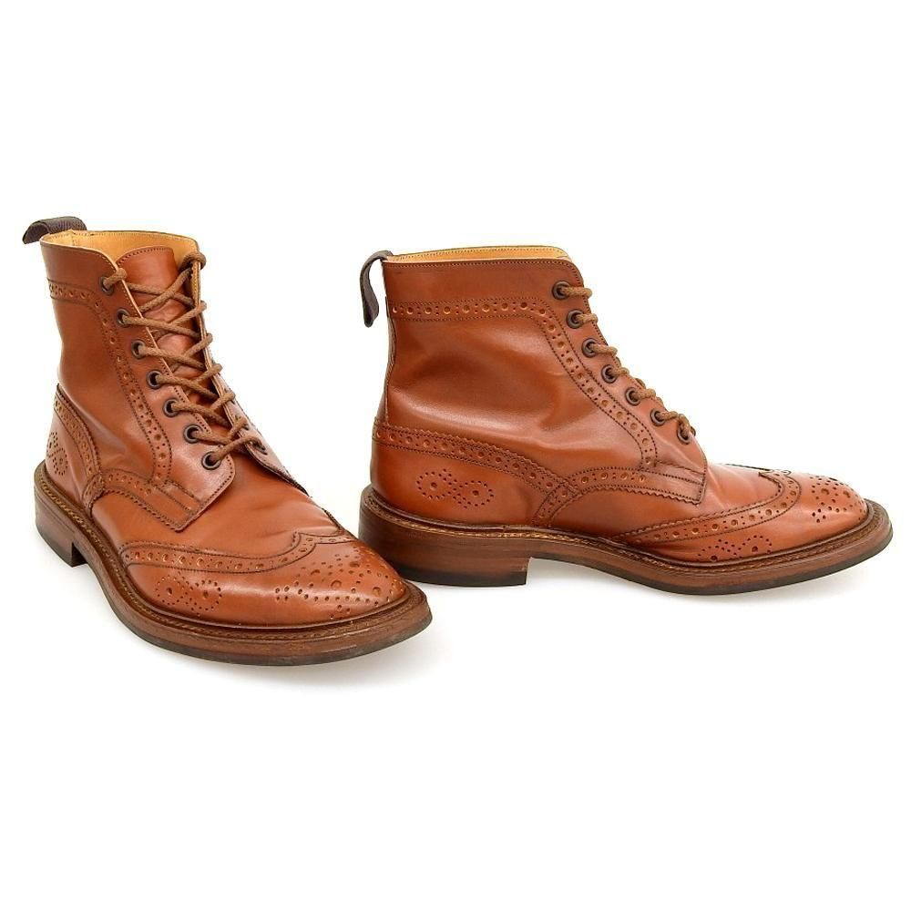 トリッカーズ M6178 カントリーブーツ フルブローグ ウイングチップ