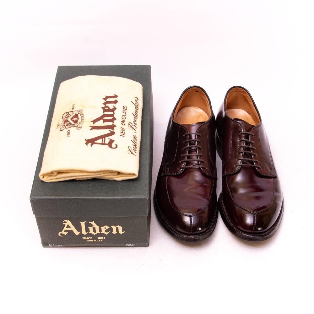 オールデン 54321 Vチップ コードバン バーガンディ モディファイド