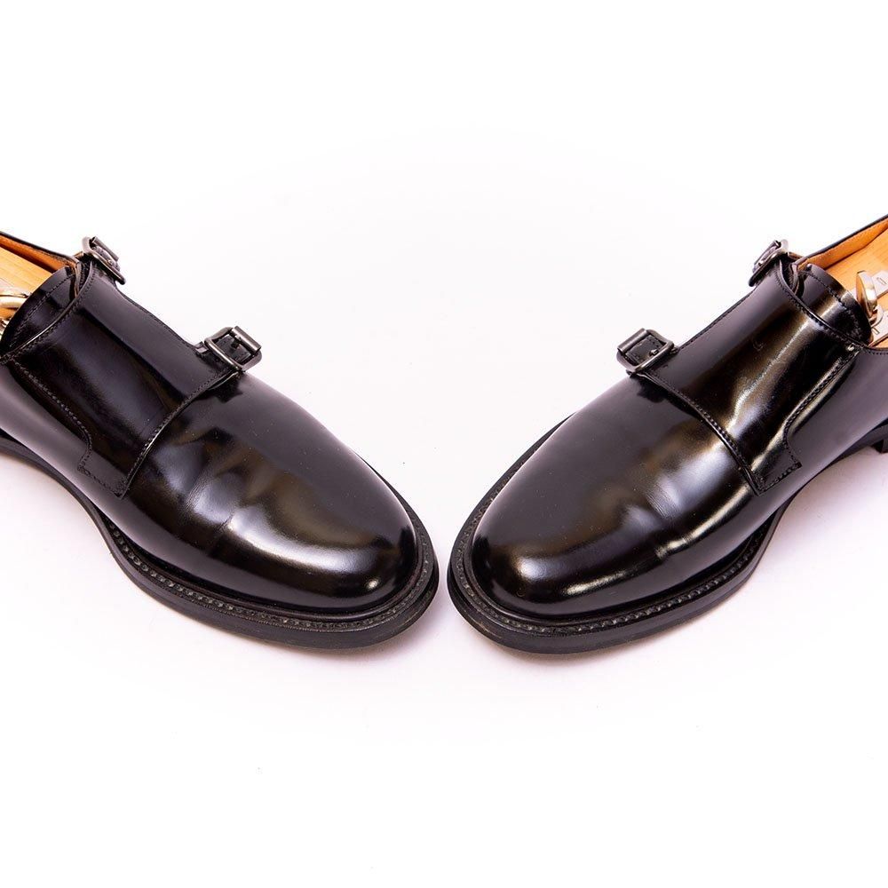 チャーチ LORA R(ローラ) ダブルモンク ブラック ポリッシュド