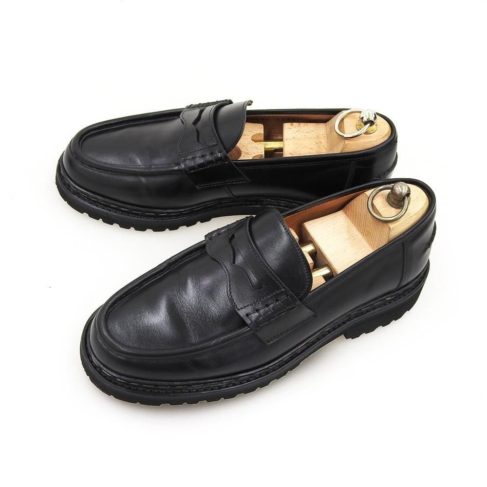 バーウィック 5293 コインローファー ブラック ビブラム社ラバーソール