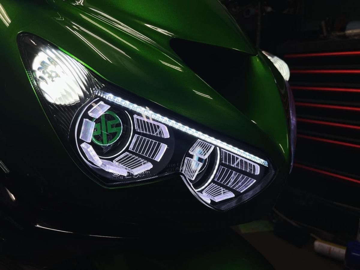 ZX14R クリスタルヘンジリング - ヘッドライトデザインスタジオ Nexter