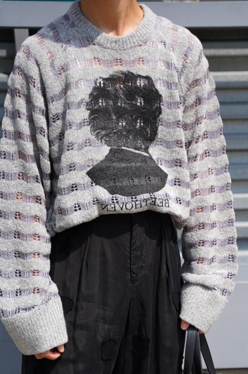 MASU（エムエーエスユー） [22AW] “REVERSE BEETHOVEN SWEATER” SOBO