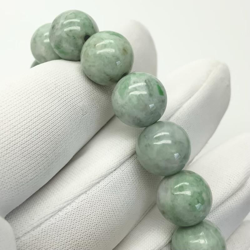 糸魚川翡翠 ブレスレット AAA10mm玉 】 糸魚川産翡翠 限定 一点物