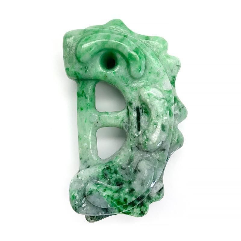 糸魚川翡翠 出雲國金崎一号墳 レプリカ 勾玉 】 | めのうの店川島