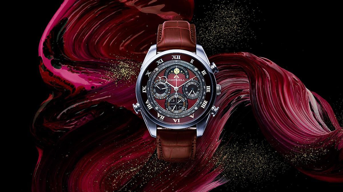 手に届く夢の腕時計】カンパノラの人気シリーズ「深緋（こきあけ