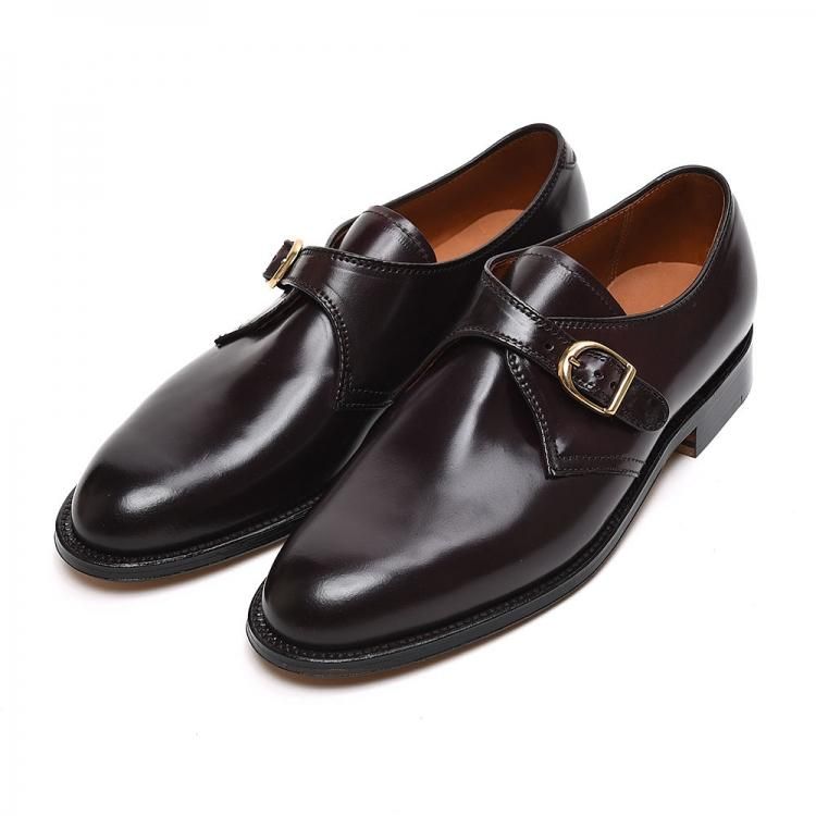 オールデン 954 NATORIYA モンクストラップ コードバン バーガンディー